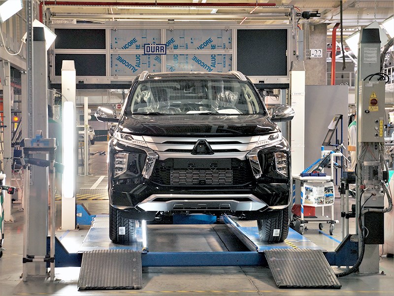 The updated Mitsubishi Pajero Sport has started to roll out at the Kaluga plant