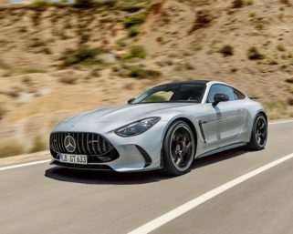 The updated Mercedes AMG GT is presented